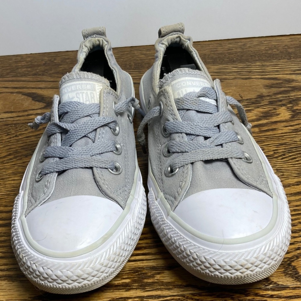 Converse Chuck Taylor Shoreline Gray Slip On Sneakers Womens 6.5 563455F - Picture 3 of 7